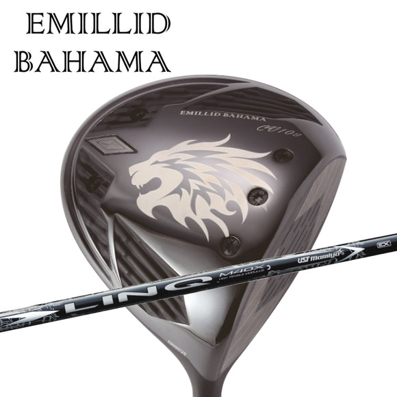 EMILLID BAHAMA（エミリッドバハマ） CV10s BLACK DRIVER　（USTマミヤ LIN-Q WHITE EX【リンク ホワイト EX】）