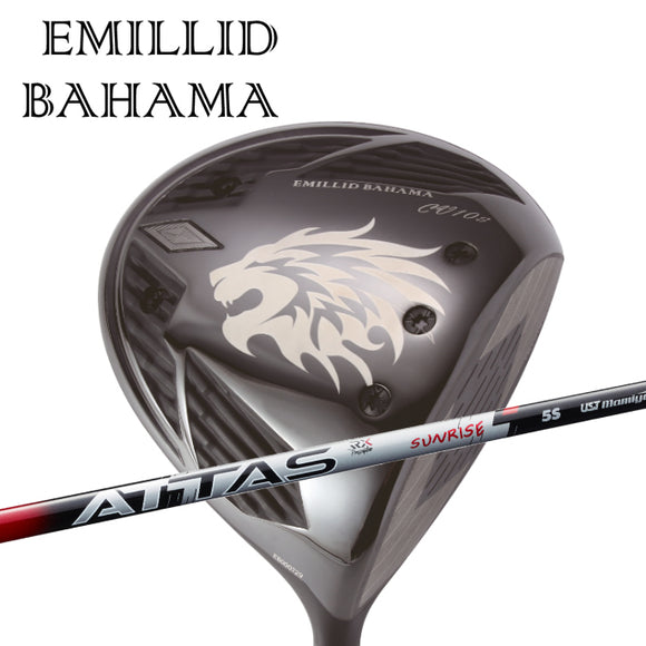 EMILLID BAHAMA（エミリッドバハマ） CV10s BLACK DRIVER　（USTマミヤ ATTAS RX SUNRISE RED【アッタス RX サンライズ レッド】）
