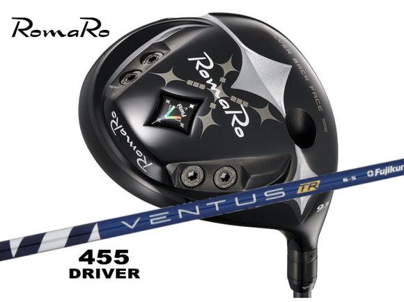 Romaro Ray v-V2- 455 DRIVER　（フジクラ VENTUS TR BLUE 7【ベンタス TR ブルー 7】）