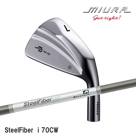 三浦技研（miura） KM-700 アイアン　（スチールファイバー i 70CW【TRUE TEMPER（SteelFiber）】）