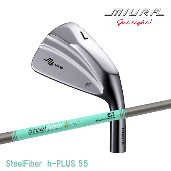 三浦技研（miura） KM-700 アイアン　（スチールファイバー h-PLUS 55【TRUE TEMPER（SteelFiber）】）