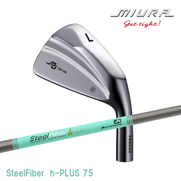 三浦技研（miura） KM-700 アイアン　（スチールファイバー h-PLUS 75【TRUE TEMPER（SteelFiber）】）